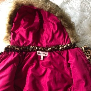 TODDLER  Juicy Couture cheetah puff jacket